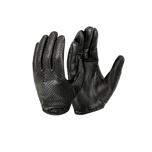 Hugger Glove Company Men's Air Pro Sport Motorcycle, Driving, Police Patrol Summer Glove Water Resistant Leather