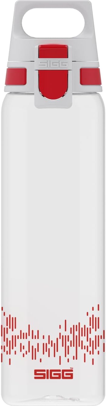 SIGG - Tritan Renew Transparent Water Bottle - Total Clear ONE MyPlanet - For Carbonated Beverages - Dishwasher Safe - With Fruit Strainer - Leakproof & Lightweight - BPA Free - 17 Oz / 25 Oz / 51 Oz