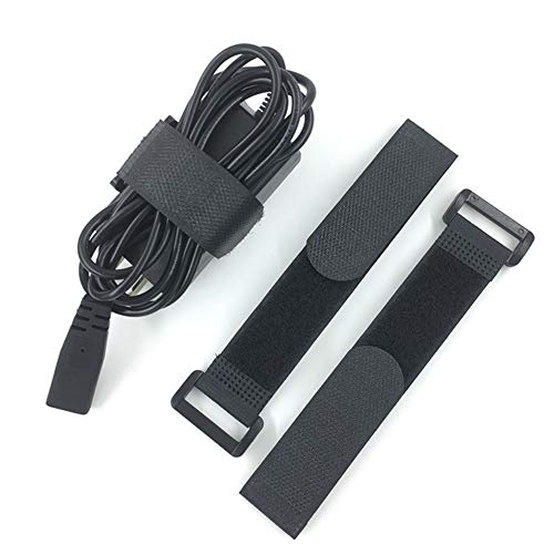 HUAPX Fastening Nylon Strap with Buckle,10Pack Reusable Self-Adhesive Hook and Loop Cable Securing Straps,Adjustable Cinch...