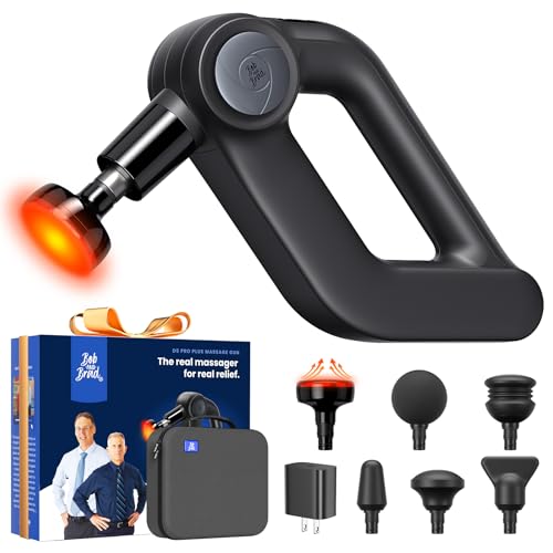 BOB AND BRAD D5 Pro Plus Massage Gun with Heat, FSA-HSA Eligible, 13mm Amplitude Deep Tissue Percussion Massage Gun with M...