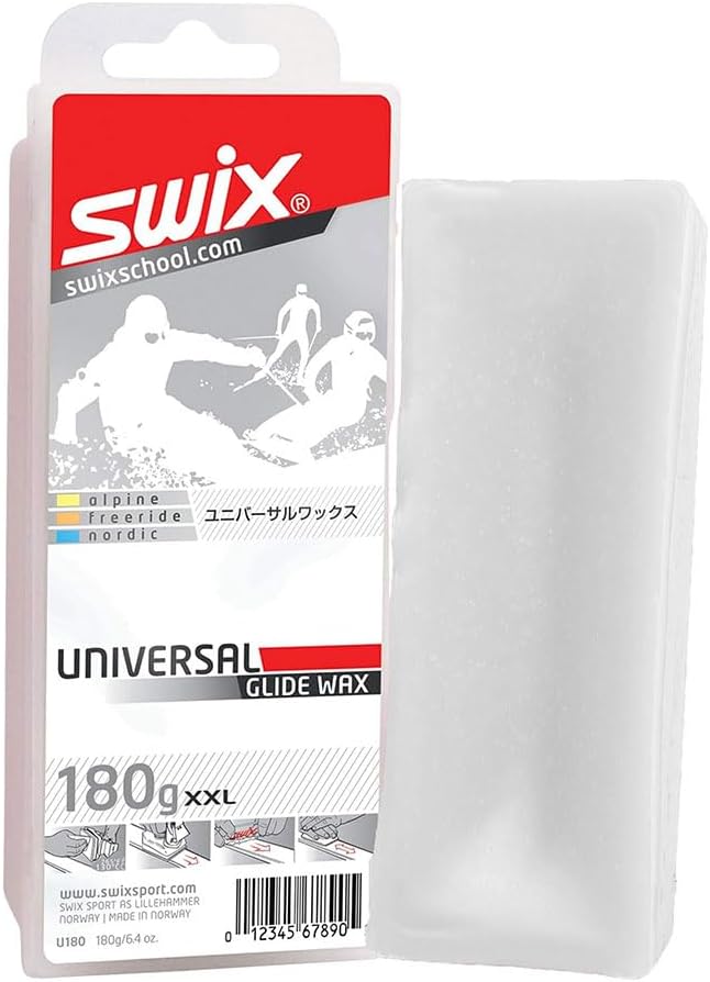 Swix Universal Ski/Snowboard Glide Wax, 60g or 180g