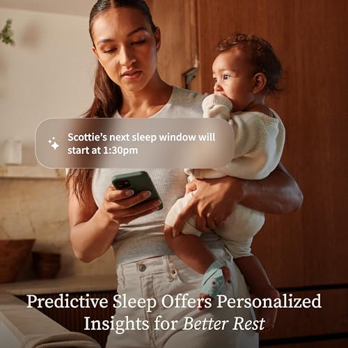 Owlet Dream Sock - FDA-Cleared Smart Baby Monitor - Track Live Pulse (Heart) Rate, Oxygen in Infants - Receive Notificatio...