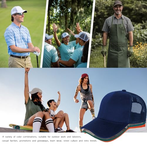 ZH 12 Pack Mesh Trucker Hats, Bulk Baseball Caps for Men and Women, Trucker Cap Wholesale