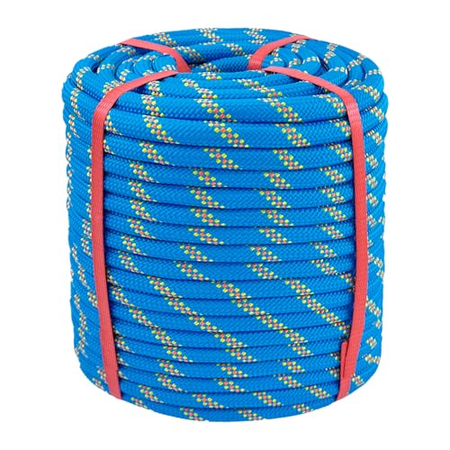 Chmentnanza Arborist Rigging Rope 1/2 Inch x 150 Ft, Heavy Duty Bull Rope for Tree Pulling, Felling & Climbing - High Stre...