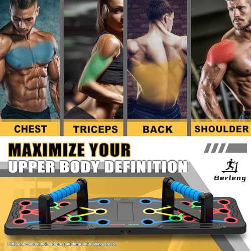 Solid Push Up Board 15 in 1 Home Workout Equipment Multi-Functional Pushup Stands System Fitness Floor Chest Muscle Exerci...