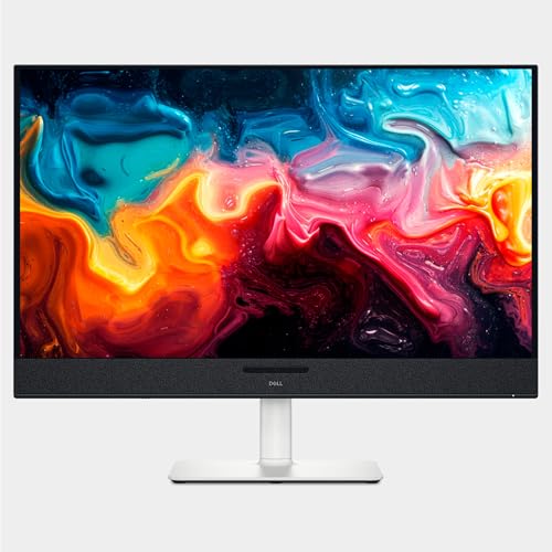 Dell 32 Plus 4K QD-OLED Monitor S3225QC - 31.6-inch (3840 x 2160) 120Hz 0.03ms Display, AI-Enhanced 3D Spatial Audio, Height/Tilt/Swivel/Slant Adjustment - Ash White