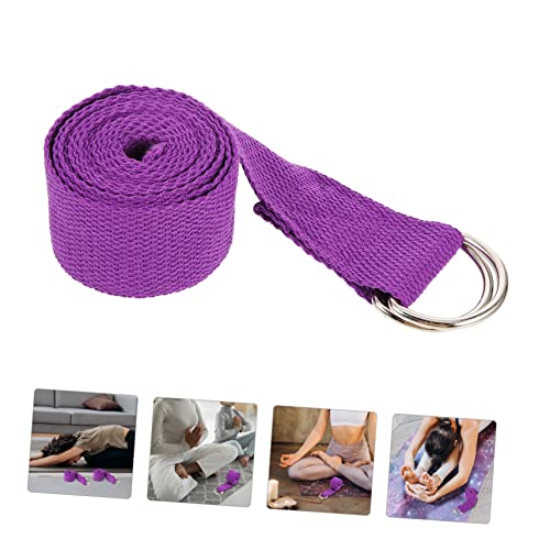 BESPORTBLE 2pcs Yoga Stretching Strap Back Buckle Professional Fitness Band for Yoga Stretching Back Calf Exercise Mat Holder