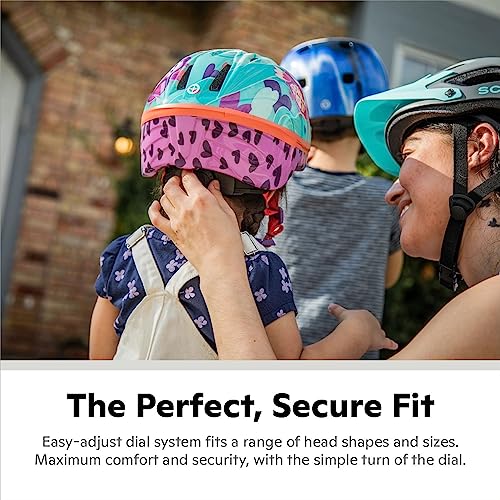 Schwinn Classic Bike Helmet for Kids, Purple Polkadots, Helmet for Kids Ages 1-3, Ultra Lightweight, Adjustable Dial, Full...