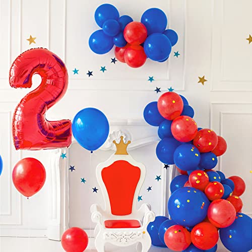 FOTIOMRG Red Balloons, 50 Pack - 12 inch Latex Party Balloons for Birthday, Graduation, Baby Shower, Valentines, Christma...