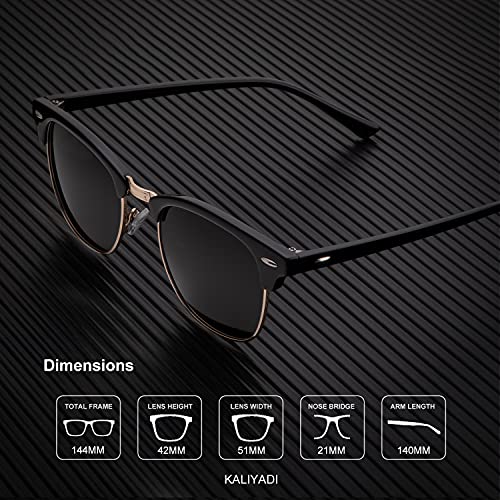 KALIYADI Sunglasses Men Polarized for Mens and Womens Unisex Sun Glasses for Driving UV Protection