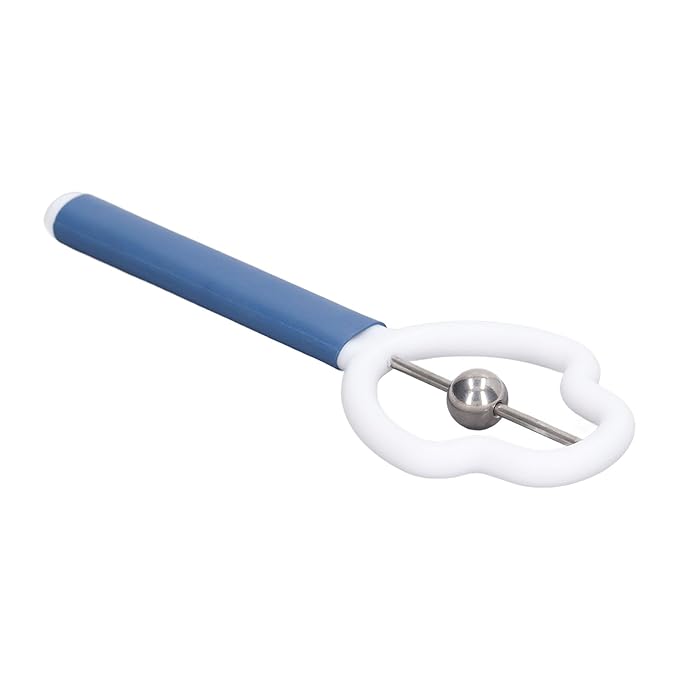 ANGGREK Oral Muscle Training Tool, Safe Tongue Tip Exercise Tool Gourd Shaped Portable Ergonomic for Dysarthria for Children (Blue White)