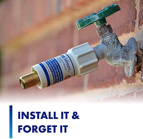 Freeze Miser Outdoor Faucet & Spigot Freeze Protection – Patented Valve Shield, Activates at Water Temperature Below 37°F/...