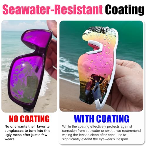 AJBAY Polarized Sports Sunglasses for Men Women,Wrap Around Sun Glasses for Running Cycling Baseball Fishing Golf Hiking