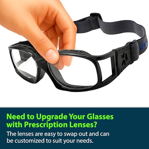 BLUE CUT Safety Outdoor Sports Goggles Unisex Anti Fog Ideal For Basketball Racquetball