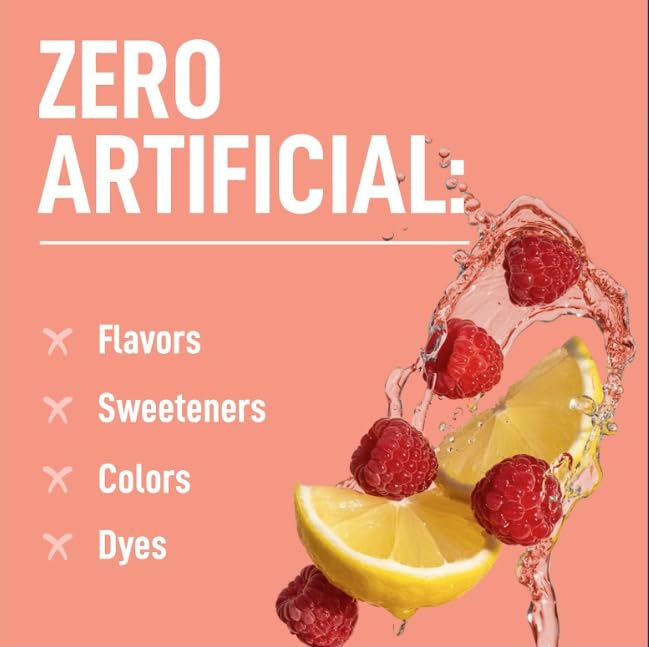 Keppi Electrolytes Powder – Raspberry Lemonade Flavor 50 Servings – No Sugar Hydration Supplement with Magnesium, Potassiu...