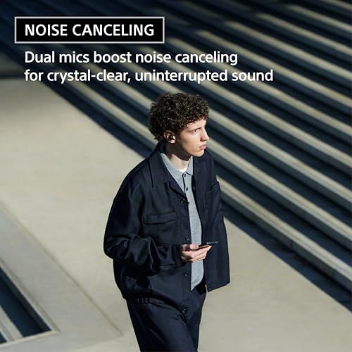 Sony WF-C710N Truly Wireless Noise-Canceling Earbuds with up to 30-Hour Battery Life, Lightweight and Secure, Black