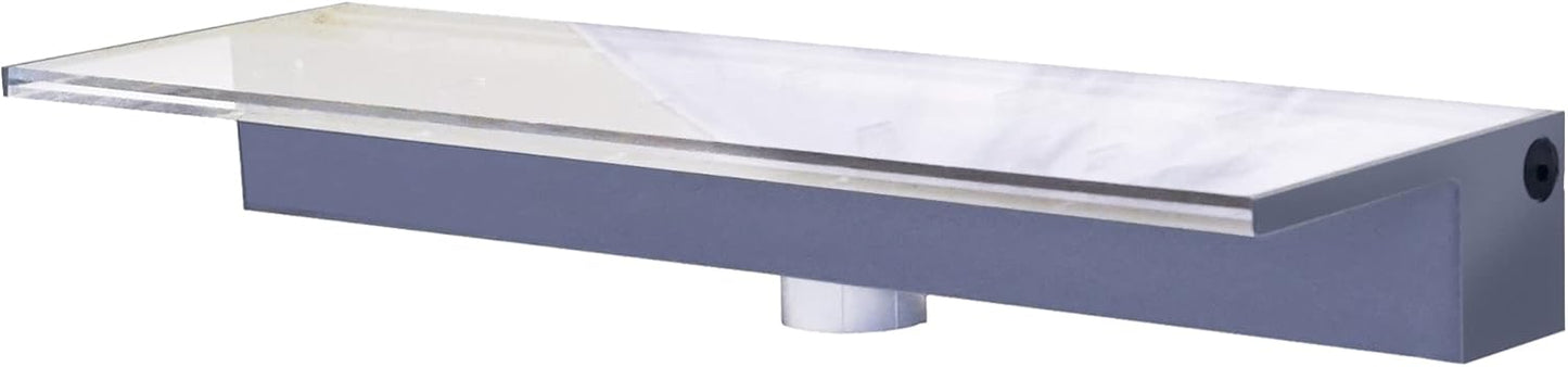 HALF OFF PONDS Sheer Elegance 24" Color Changing Lighted Acrylic Spillway - SE24CC-HOP