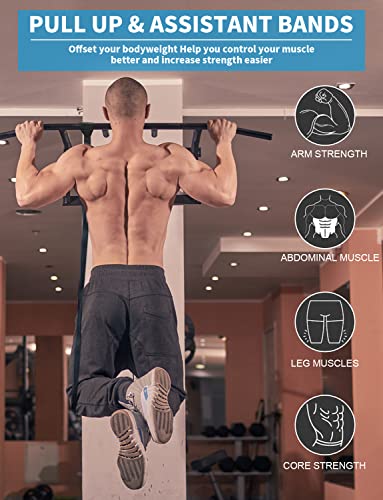 Resistance Bands, Pull Up Bands, Exercise Workout Bands for Working Out, Pull Up Assistance Bands Set for Men & Women, Bod...
