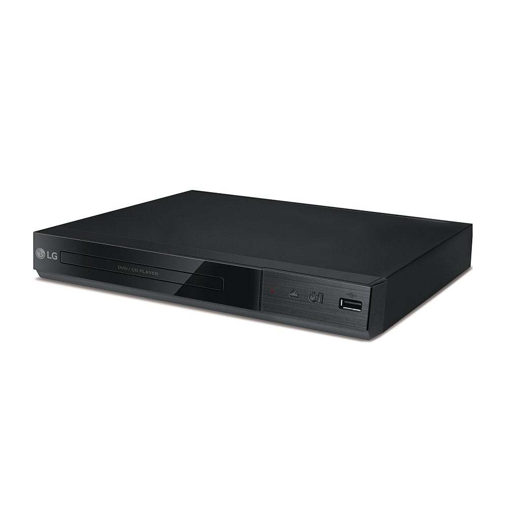 LG DP132H DVD Player Full HD Upscaling  Traditional DVD Playback  USB Playback  HDMI Out  USB Direct Recording  with Remote Control - Black-New