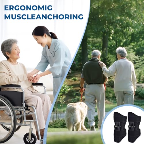 HHBOXIU Knee Brace，Spring-Driven Knee Support - Enhances Joint Assistance During Stair Climbing, Squats, and Daily Activit...