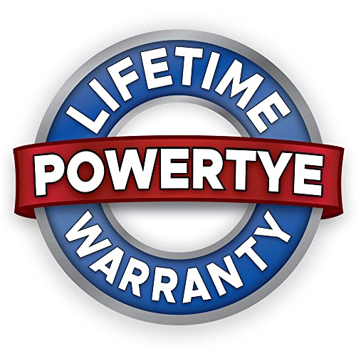 PowerTye - Endless Ratchet Strap - 1in x 4ft Easy Grip (Hookless), Tie Down Strap w/ 400 lb. Working Load Limit / 1,200 l...