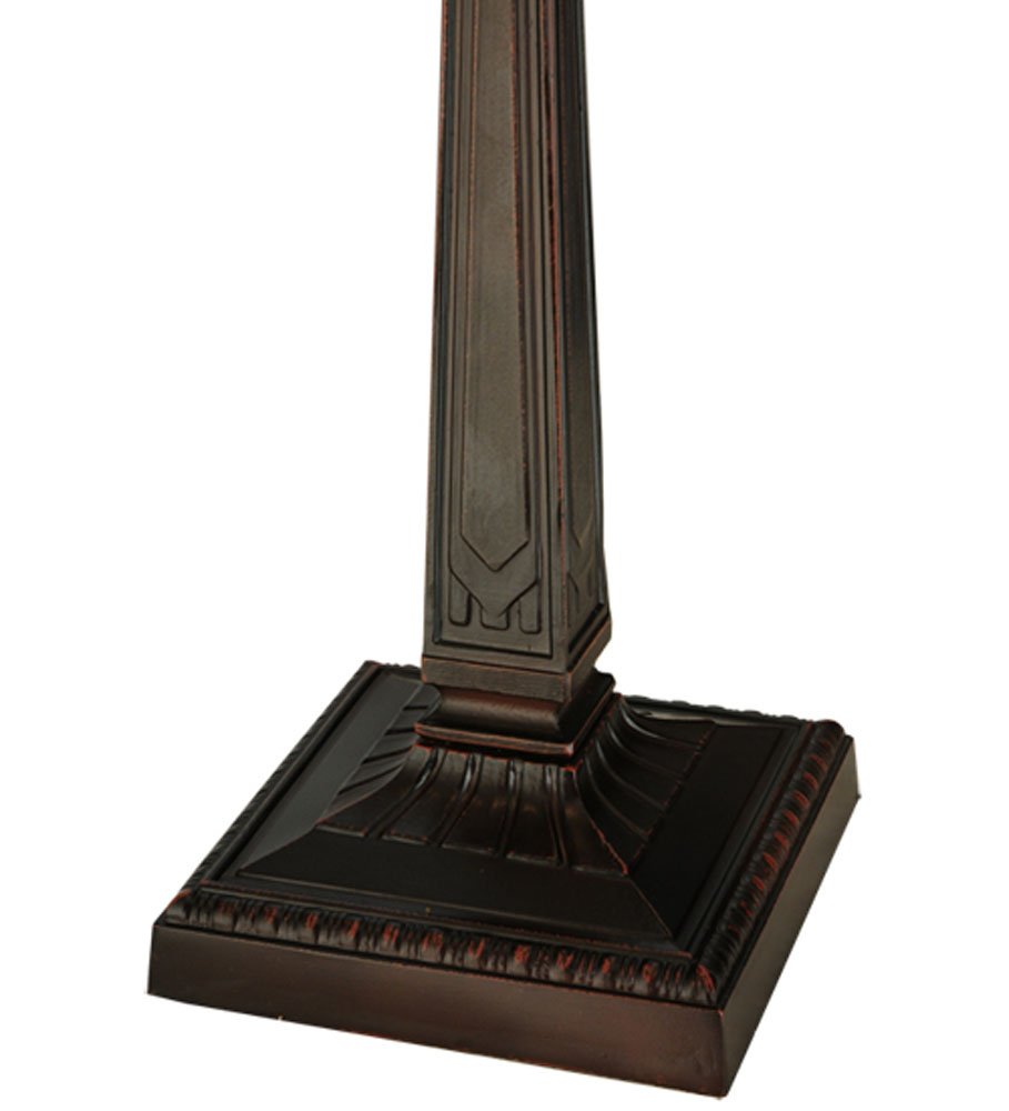 Meyda Tiffany Lighting Fixture, Metal, 23in Height, Mahogany Bronze Finish, Model 138117