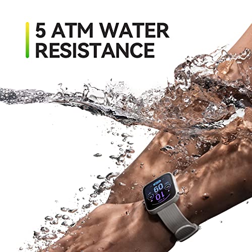 Amazfit Bip 3 Pro Smart Watch for Women, 4 Satellite Positioning Systems, 1.69" Color Display, 14-Day Battery Life, 60+ Sp...
