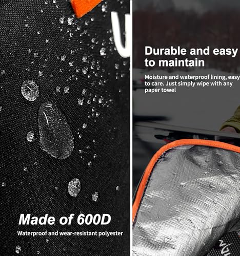 Unigear Ski Bag for Air Travel, 360° Fully Padded Protection, Water-Resistant and Durable up to 192cm for Snow Air Travel ...