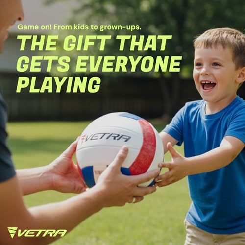 VETRA Premium, Soft Touch Volleyball, Official Size 5, Super Soft Volleyball Training Equipment for Professional & Recreat...