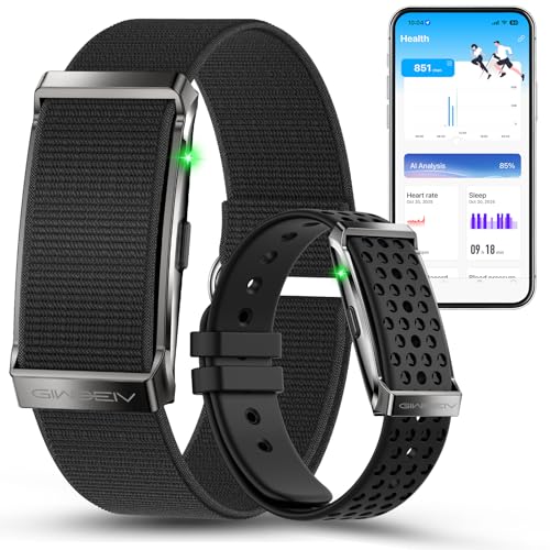 Giwbeiv Smart Bracelet for Men Women,24/7 Activity & Fitness Trackers Band,Sleep Tracking/Heart Rate/Blood Pressure/ SpO2/...