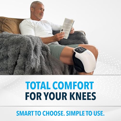 FORTHIQ Knee Massager Smart with Heat, Red Light and Vibration, 3-in-1 Cordless, 2025 Updated Edition, Gifts for Grandma &...