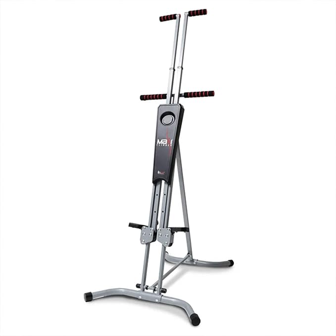 MaxiClimber 2.0 Vertical Climber ERS (Elastic Resistance System) - Easy to Assemble, Folding Exercise Machine Combines Car...