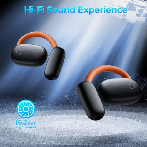 occiam Ear Buds Wireless Earbuds, AI Translation, 80H Playback, Earhook Glow & Control,16.2mm Large Driver for Rich Audio,...