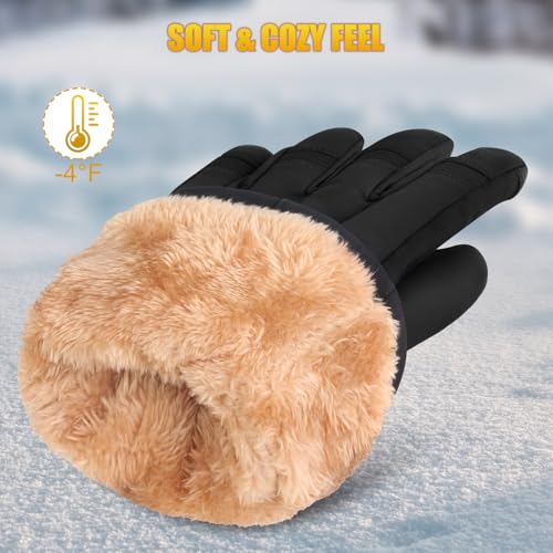 ihuan Ski Snow Winter Gloves Women Men Waterproof-Cold Weather Warm Thermal Touch Screen, Driving Hiking Motorcycle Cycling