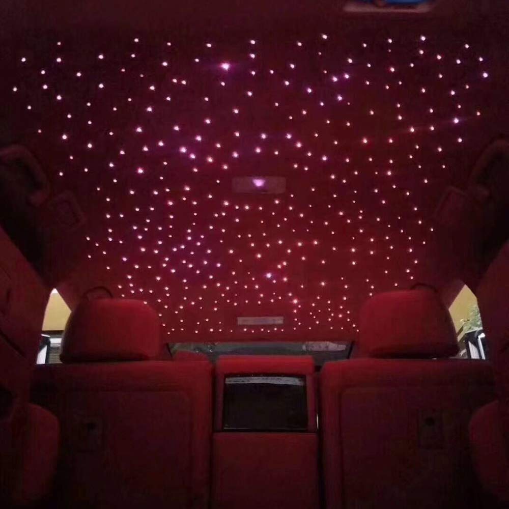 Akepo Fiber Optic Star Ceiling Light Kit, 16W Rgbw With Music Control, 295Pcs, 9.8Ft Multicolor, Model 2953, Aluminum
