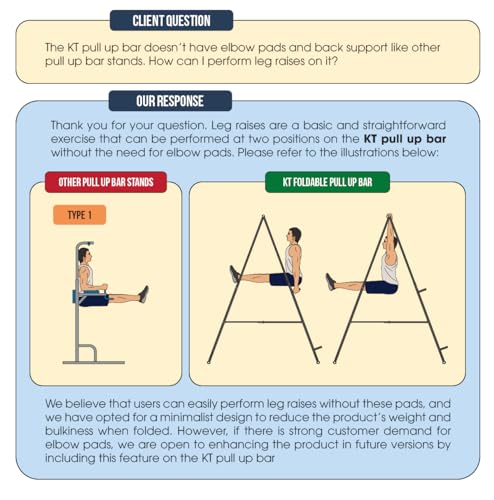 KT High and Foldable Pull Up Dip Station Power Tower Stable Adjustable Multifunctional Exercise Machine Durable Home Gym S...