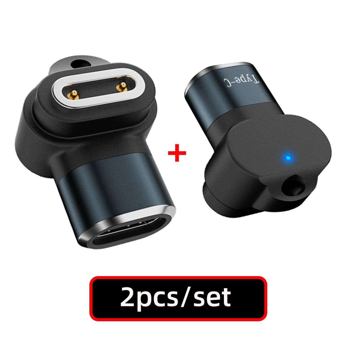 Cy Adapter 2Pcs/Lot Magnetic Smart Watch Charging Adapter Vertical Usb Type-C To 2-Pin Compatible With Imoo Z6 Z6S Z6Pro Z7 Z7A