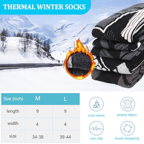 KEGECOL Ski Socks for Men Women(2 pairs), Merino Wool Socks for Snowboarding, Snow, Winter, Cold Weather, Thermal Warm Sock