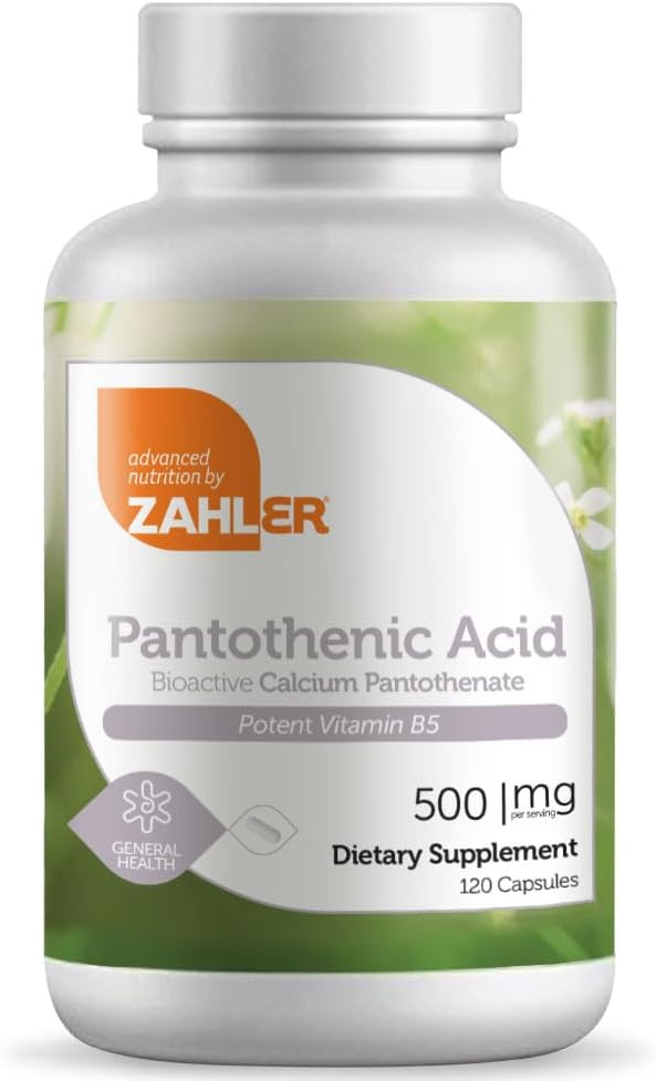 Zahlers Pantothenic Acid - 120 Capsules