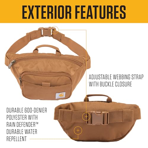 Carhartt Classic Adjustable Sling Bag, Durable, 600-Denier Water Resistant Hip Pack