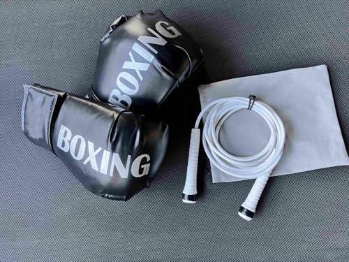 IDOU Boxing Jump Rope - Tangle-Free, 16% Heavier than Regular PVC Ropes, Adjustable Length, Hand-Wrapped Anti-Slip Grip Ba...