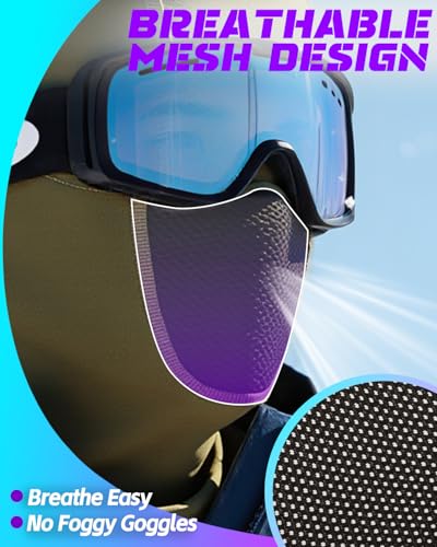 Balaclava Ski Face Mask for Men Women-Breathable Winter Cold Weather Gear Thermal Shiesty for Skiing Motorcycle Outdoor Work