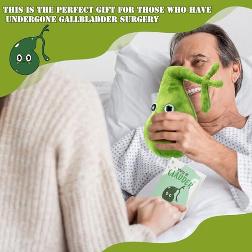 WinnerWhy Gallbladder Plush Set Gall Surgery Recovery Gifts Include Gall Plush with Gallstones Stuffed and Gallbladder Get...