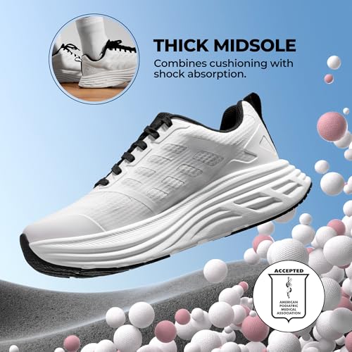 NORTIV 8 Women's Walking Shoes Cushion Running Tennis Shoes ActiveFloat Non-Slip Comfortable Breathable Workout Gym Sports...