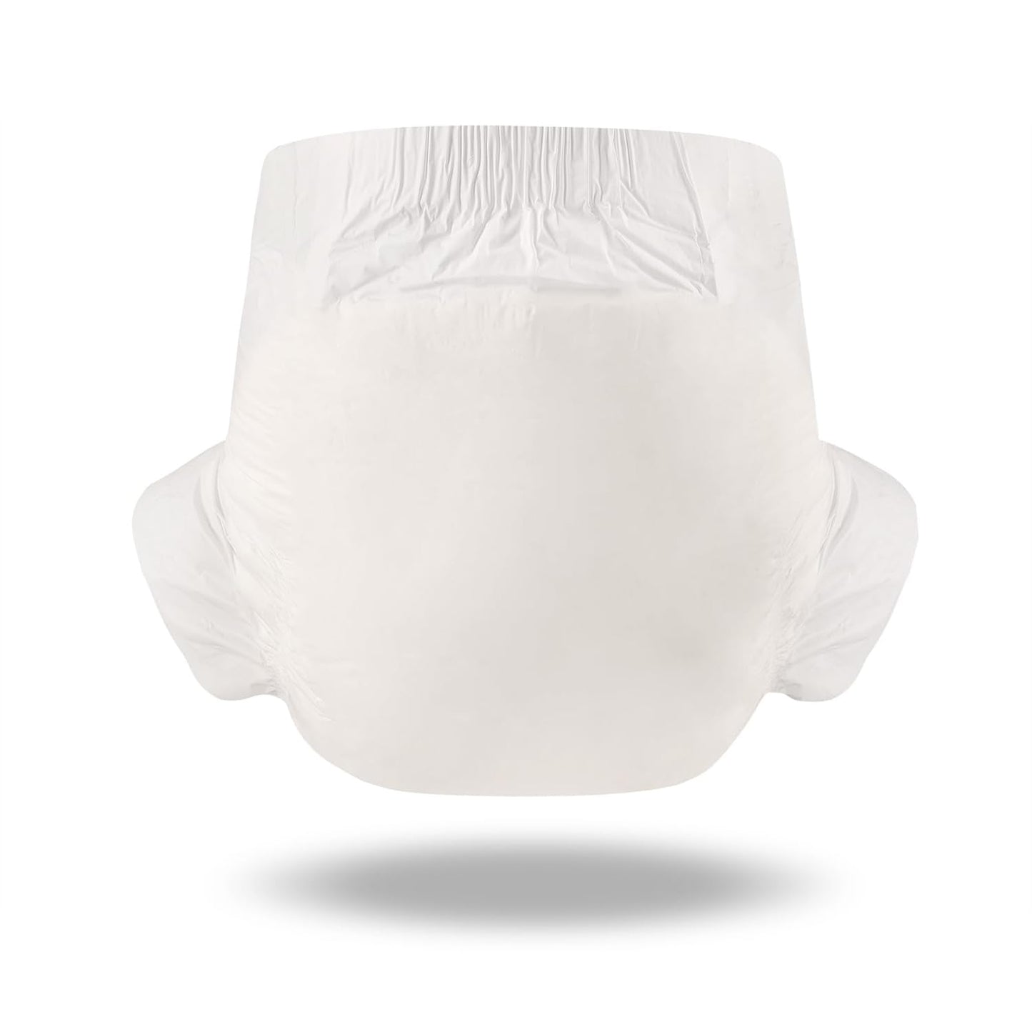 CutiePlusU Disposable Adult Diaper Heavy Absorption Dry Surface Adult Diapers All Night- White 10 Pieces (Medium 28"-38")