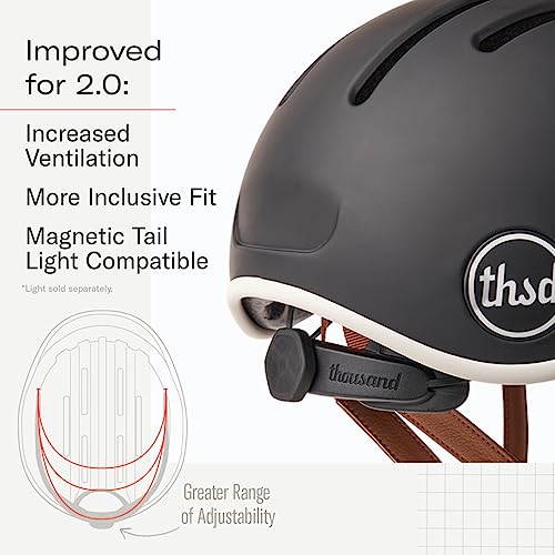 Thousand Heritage 2.0 Adult Bike Helmet; The Original Low Profile Retro Commuter Cycling Helmet Safety Certified for Bicyc...