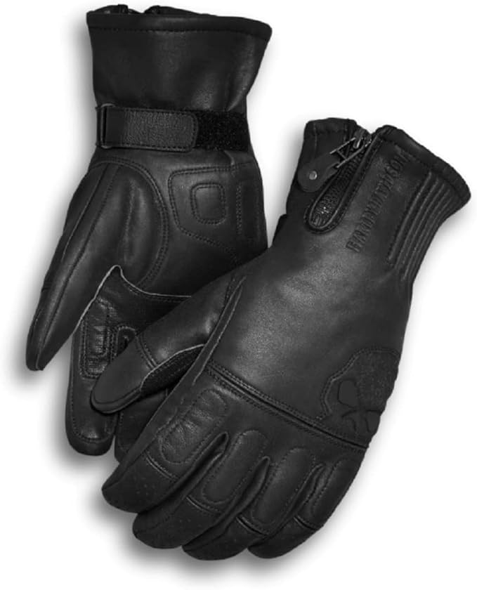 Harley-Davidson® Men's Admiral Under Cuff Gauntlet Gloves - 98226-18VM