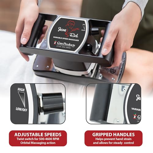 Core Products Jeanie Rub Variable Speed Massager, Deep Tissue Back Massager for Pain Relief, Body Massager for Shoulder Ma...