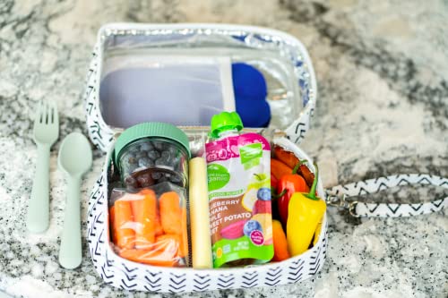 Jomaco Breastmilk Cooler Bag with Ice Pack - Insulated Breast Milk Cooler Travel Bag - Small Breastmilk Storage Bag Cooler...