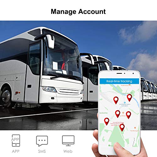 onPoint GPS Tracking - Free SIM Card - Magnetic GPS Tracker for Vehicle Tracking - Strong Magnetic Attachment - 45 Days Fr...